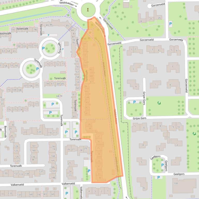 Kaart van postcodegebied 7827HM.