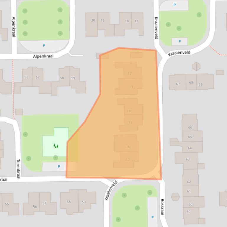 Kaart van postcodegebied 7827JM.