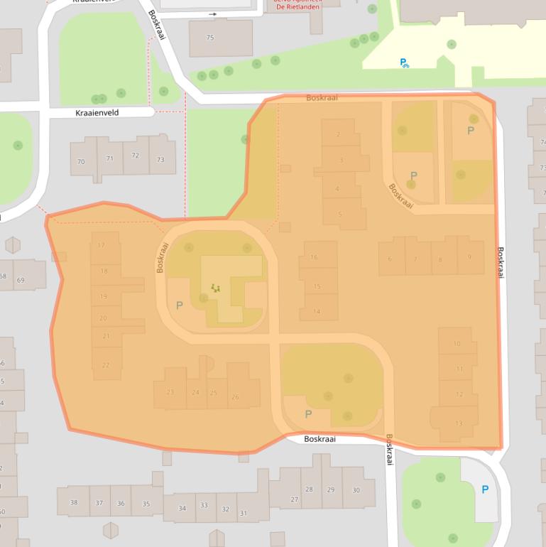 Kaart van postcodegebied 7827JS.