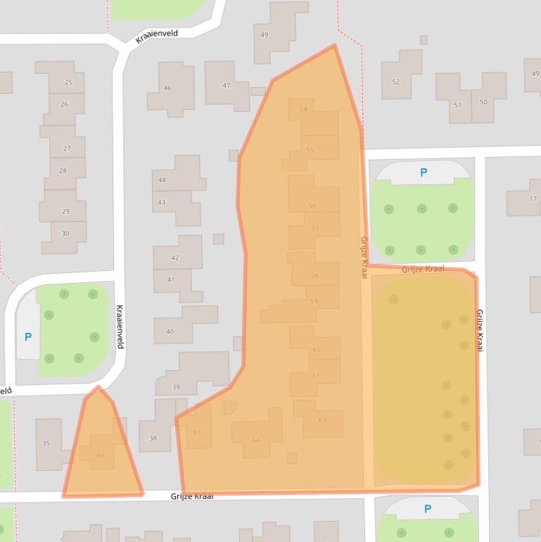 Kaart van postcodegebied 7827JZ.