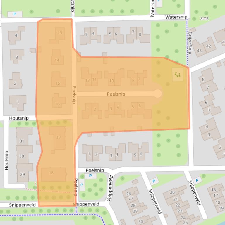 Kaart van postcodegebied 7827KE.