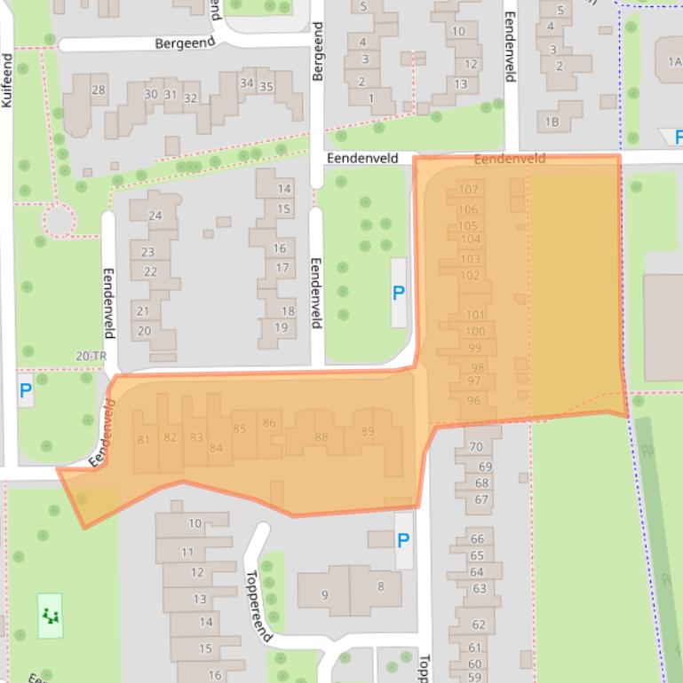 Kaart van postcodegebied 7827LM.