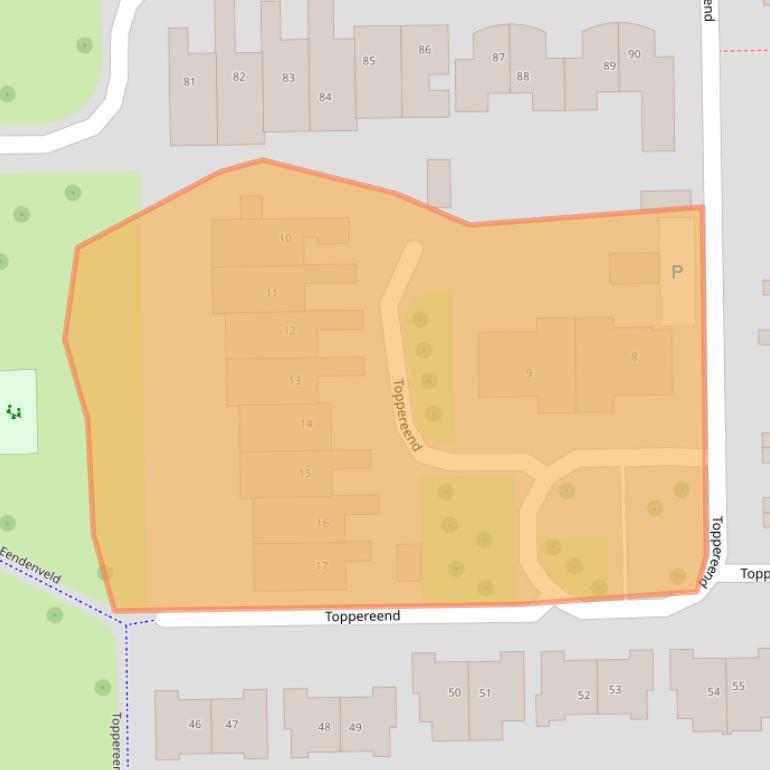 Kaart van postcodegebied 7827LN.