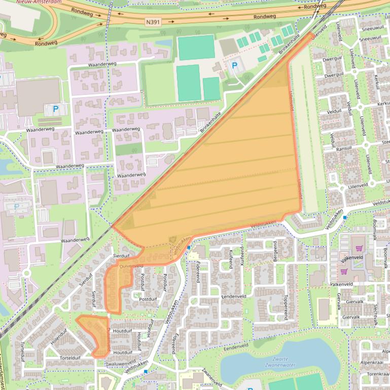 Kaart van postcodegebied 7827NA.