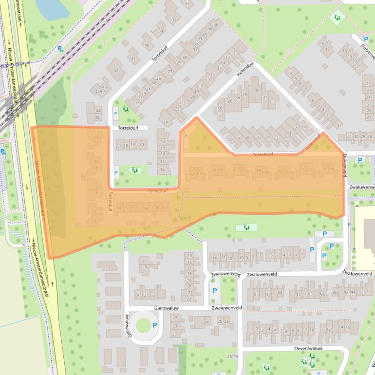 Kaart van postcodegebied 7827NP.