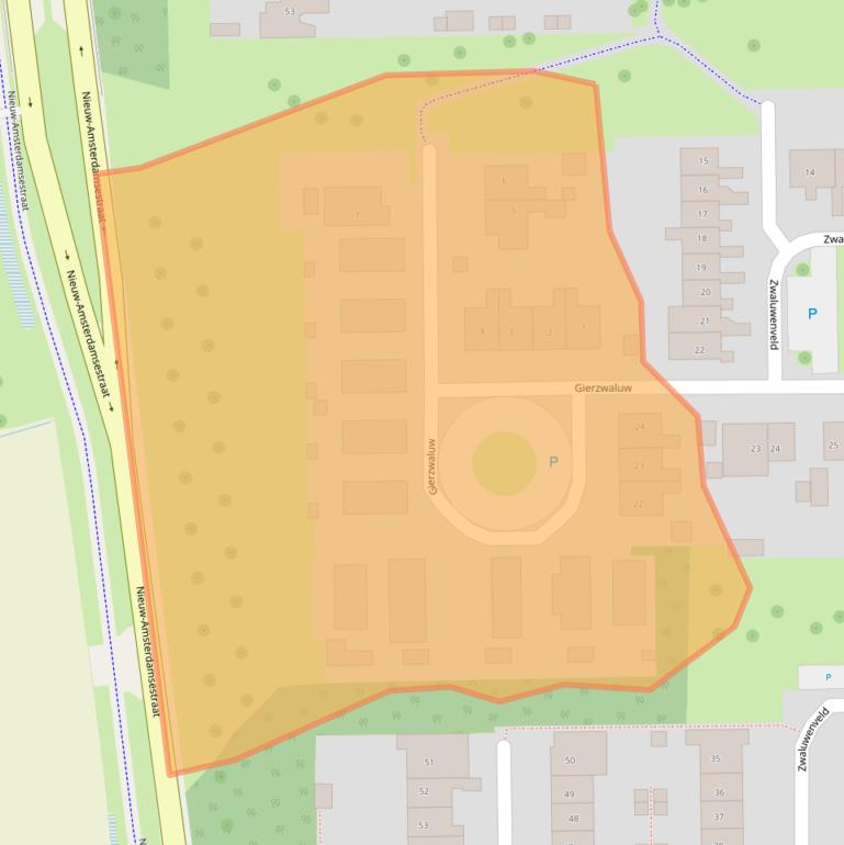 Kaart van postcodegebied 7827PA.