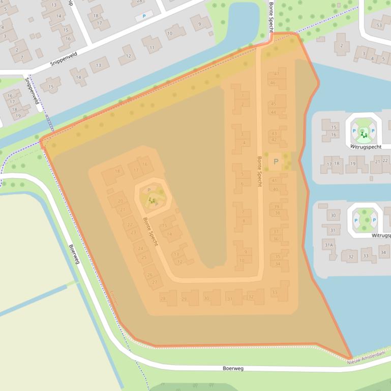 Kaart van postcodegebied 7827RA.