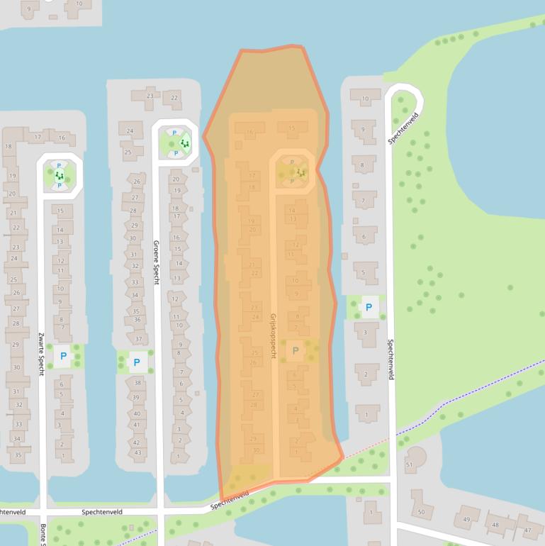 Kaart van postcodegebied 7827RE.