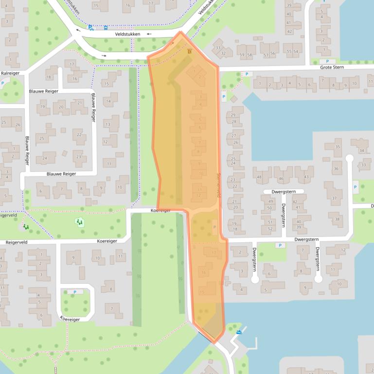 Kaart van postcodegebied 7827TK.