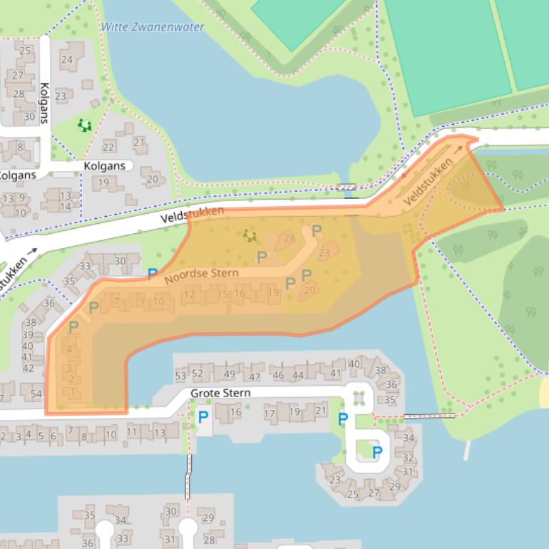 Kaart van postcodegebied 7827TP.