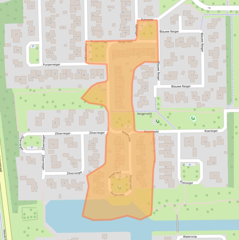 Kaart van postcodegebied 7827VA.