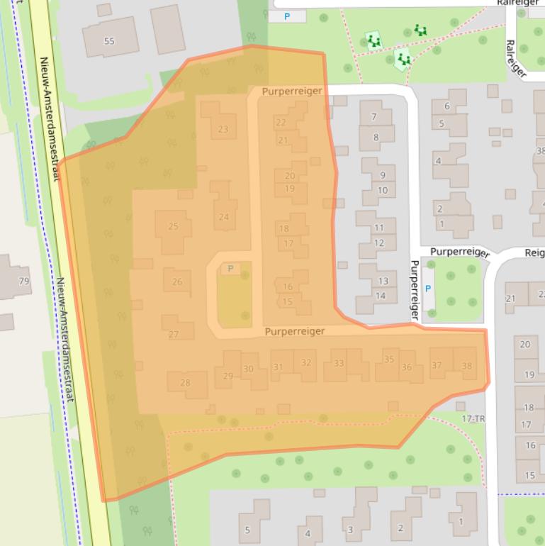 Kaart van postcodegebied 7827VG.