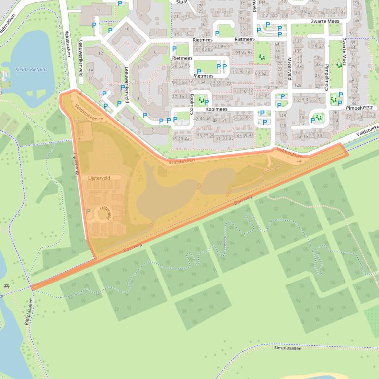 Kaart van postcodegebied 7827ZA.