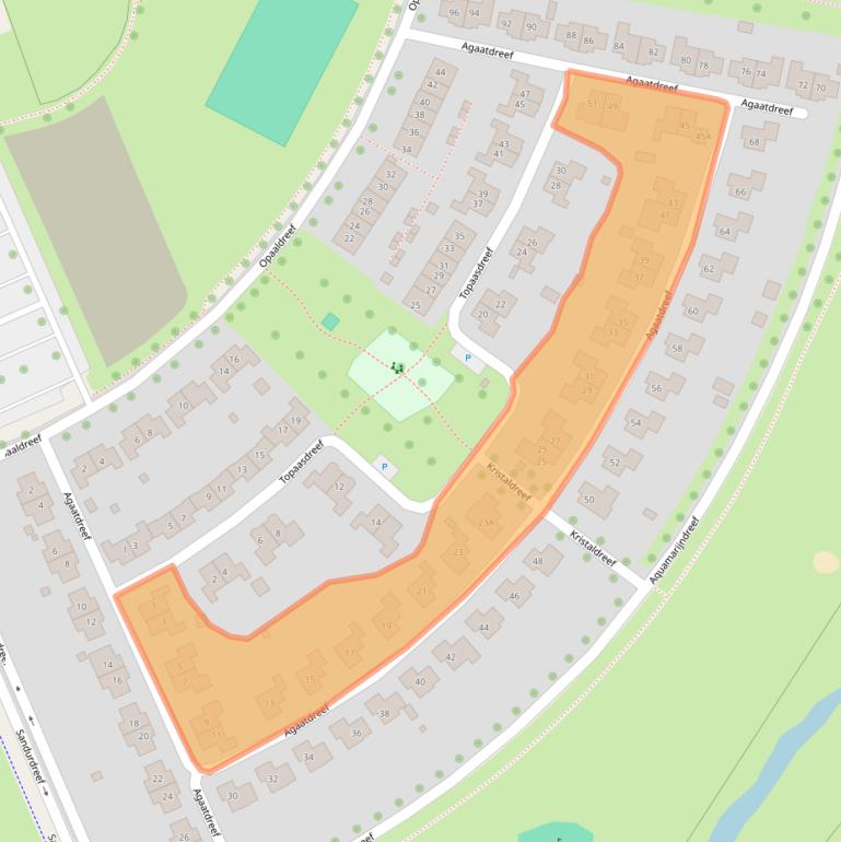 Kaart van postcodegebied 7828AD.