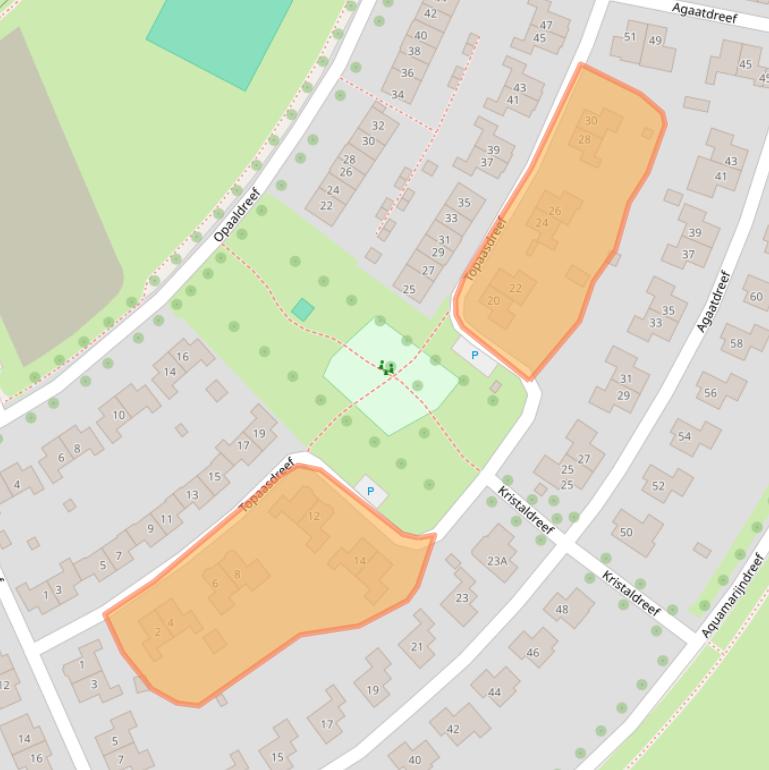 Kaart van postcodegebied 7828AH.