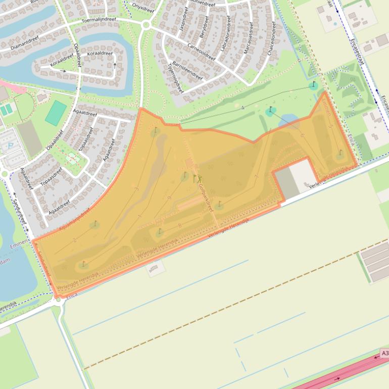 Kaart van postcodegebied 7828AL.