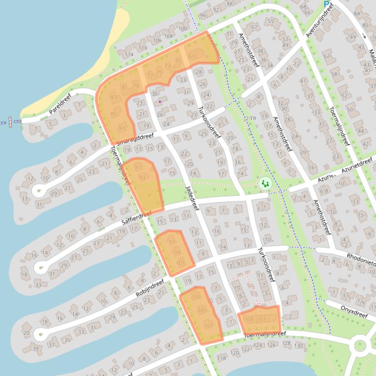 Kaart van postcodegebied 7828AR.
