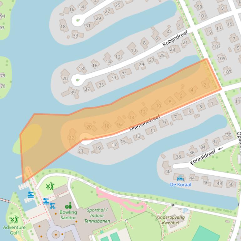 Kaart van postcodegebied 7828AW.