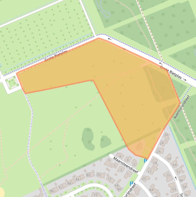 Kaart van postcodegebied 7828BS.