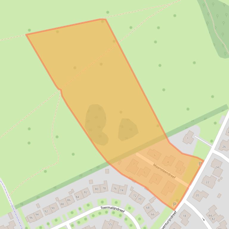 Kaart van postcodegebied 7828BX.