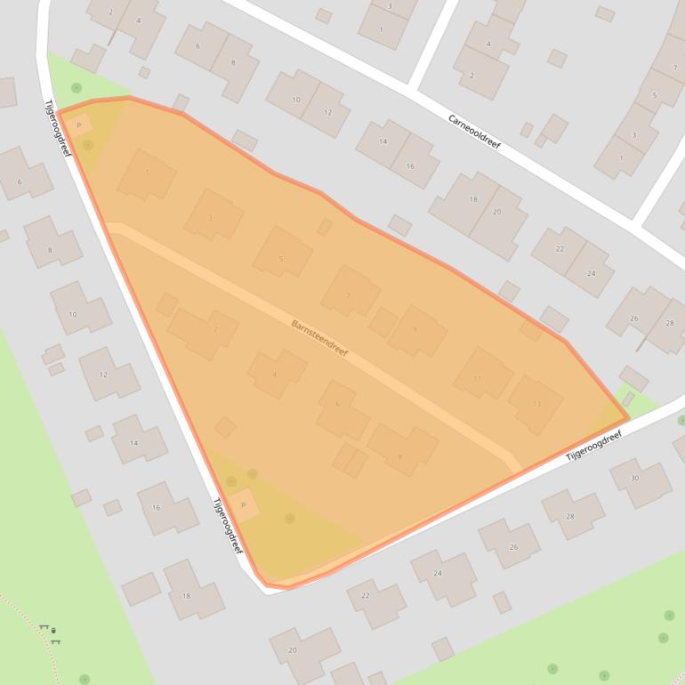 Kaart van postcodegebied 7828CE.