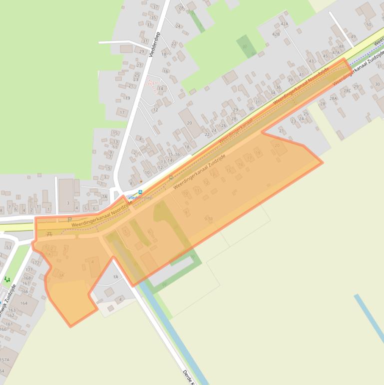 Kaart van postcodegebied 7831AA.