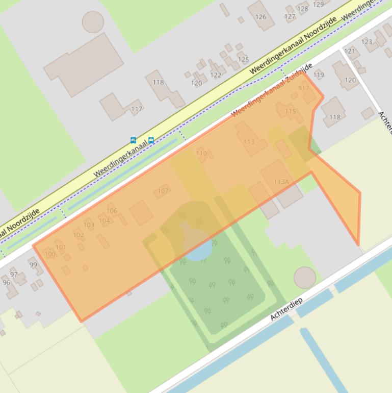 Kaart van postcodegebied 7831AG.