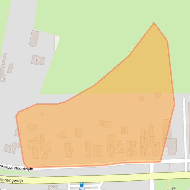 Kaart van postcodegebied 7831AV.