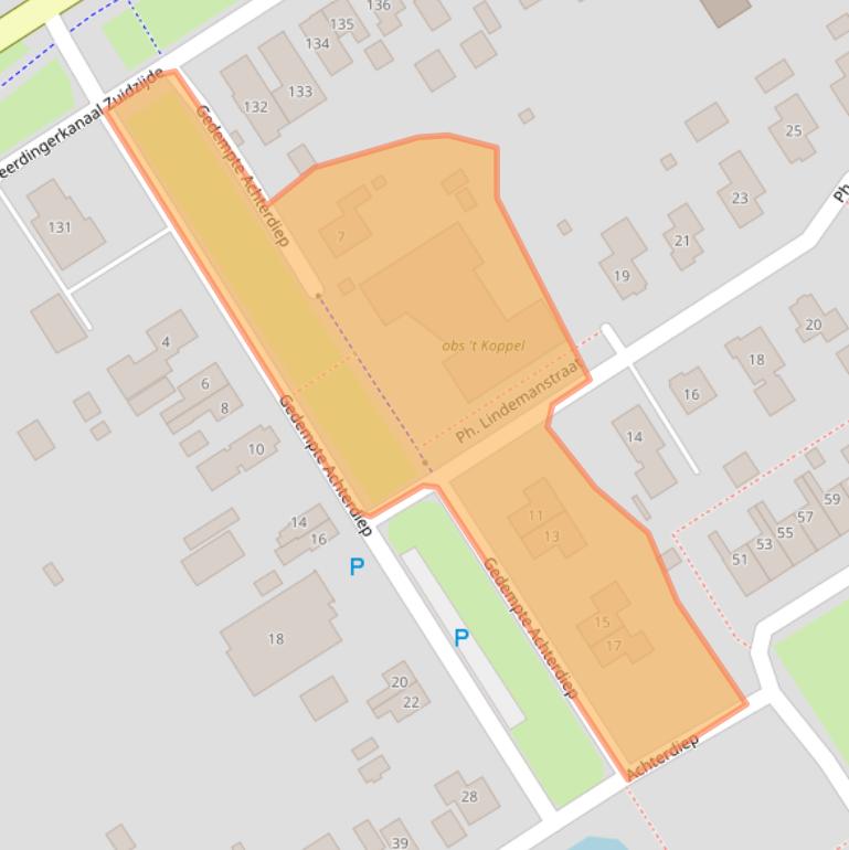 Kaart van postcodegebied 7831CJ.