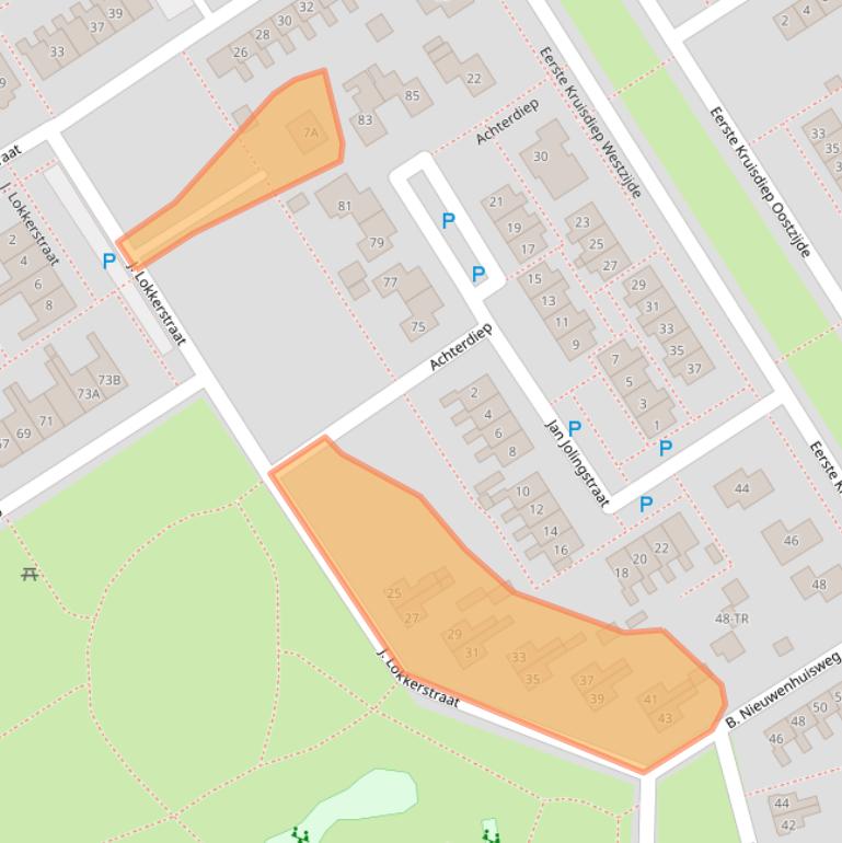 Kaart van postcodegebied 7831CP.