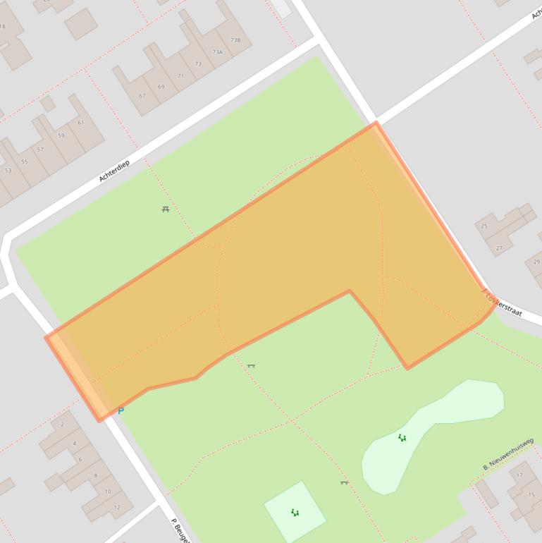 Kaart van postcodegebied 7831CW.