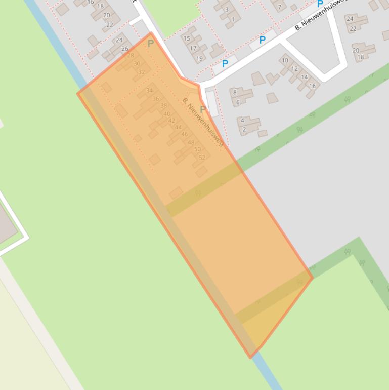 Kaart van postcodegebied 7831EC.