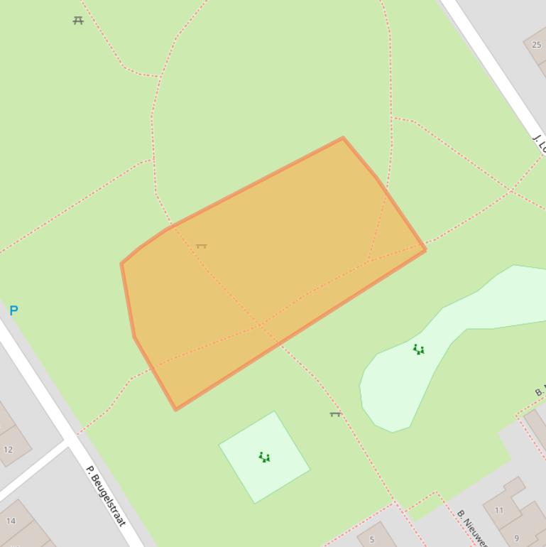 Kaart van postcodegebied 7831ED.