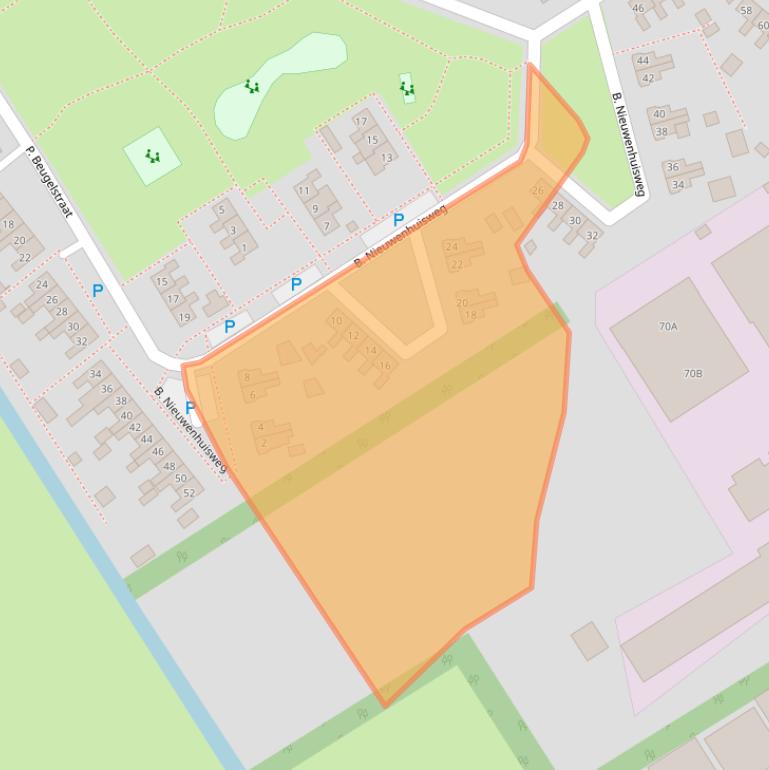 Kaart van postcodegebied 7831EH.