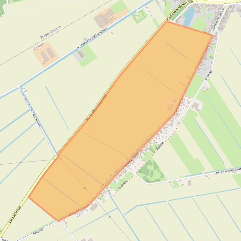 Kaart van postcodegebied 7831GC.