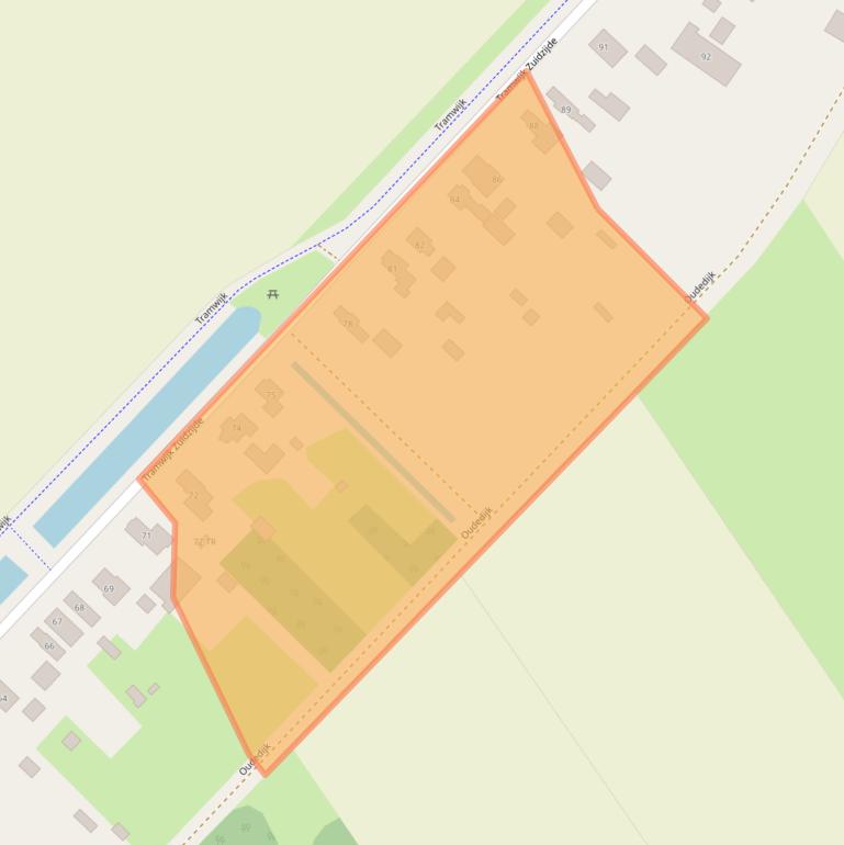 Kaart van postcodegebied 7831GL.