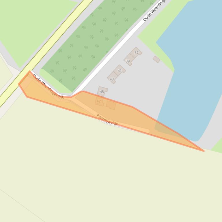 Kaart van postcodegebied 7831GW.