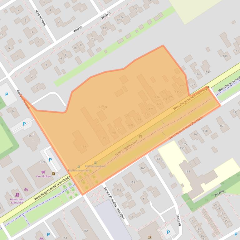 Kaart van postcodegebied 7831HM.