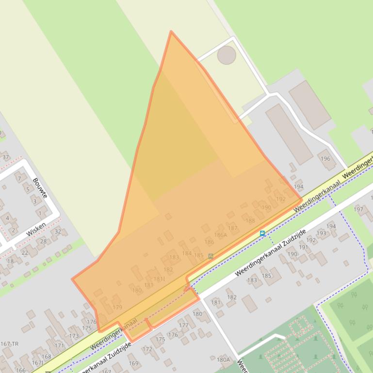 Kaart van postcodegebied 7831HN.