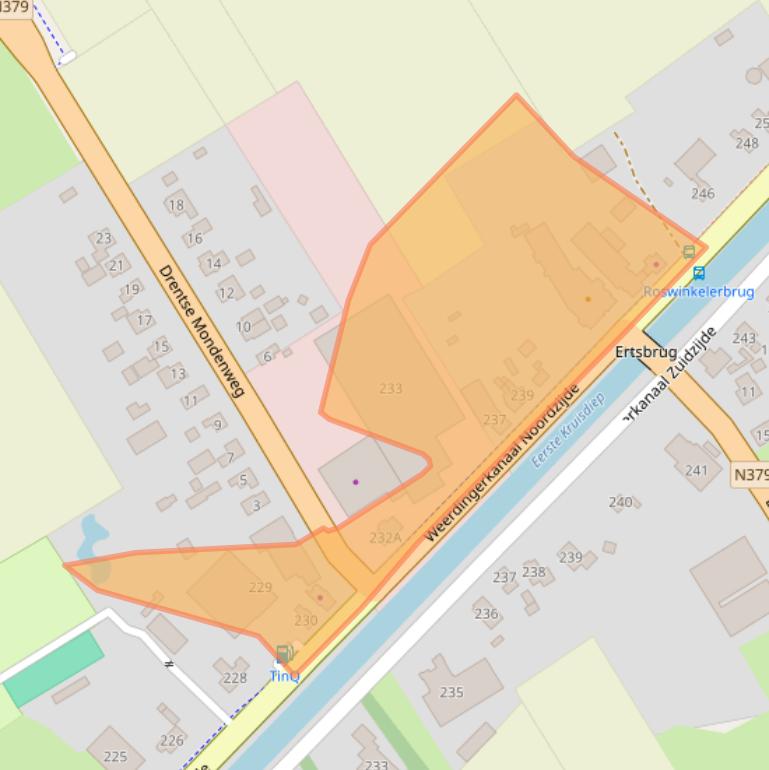 Kaart van postcodegebied 7831HS.