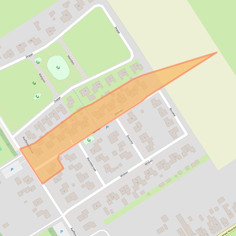 Kaart van postcodegebied 7831KA.