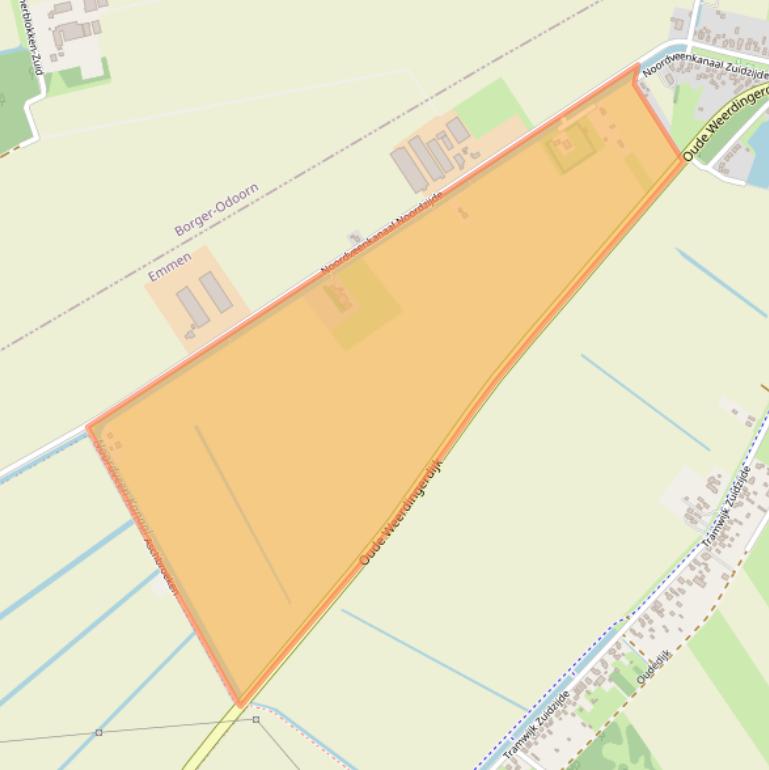 Kaart van postcodegebied 7831TN.