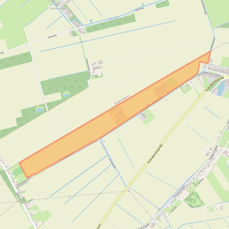 Kaart van postcodegebied 7831TT.