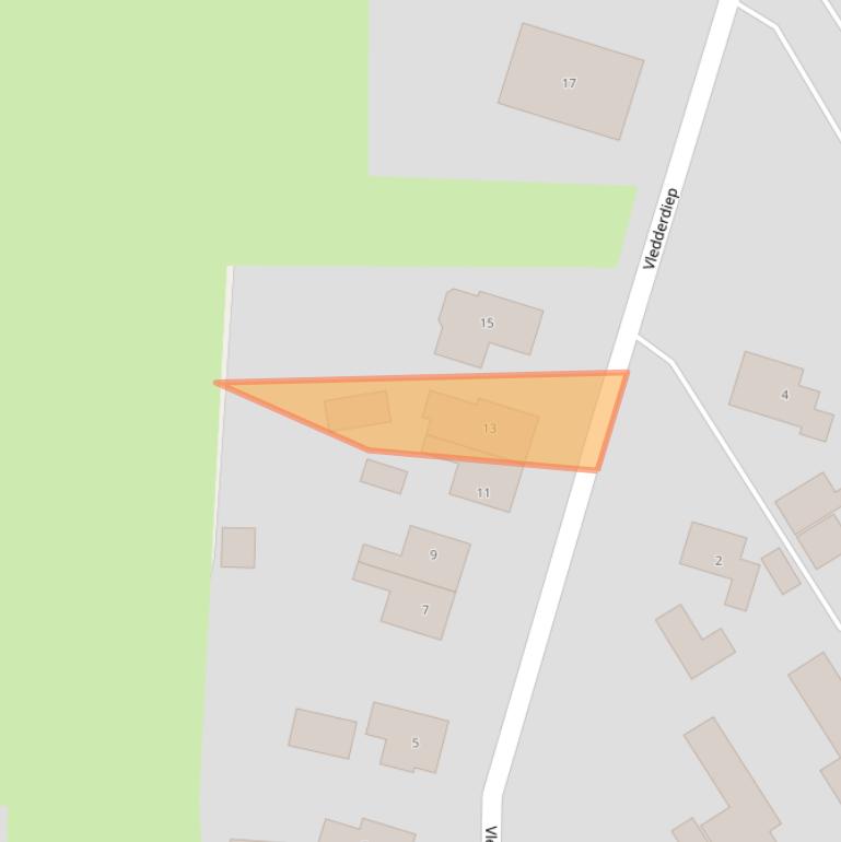 Kaart van postcodegebied 7831TV.