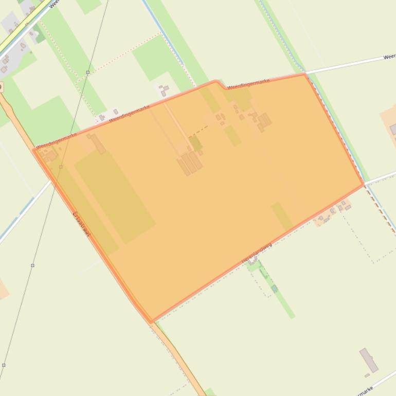 Kaart van postcodegebied 7831VH.