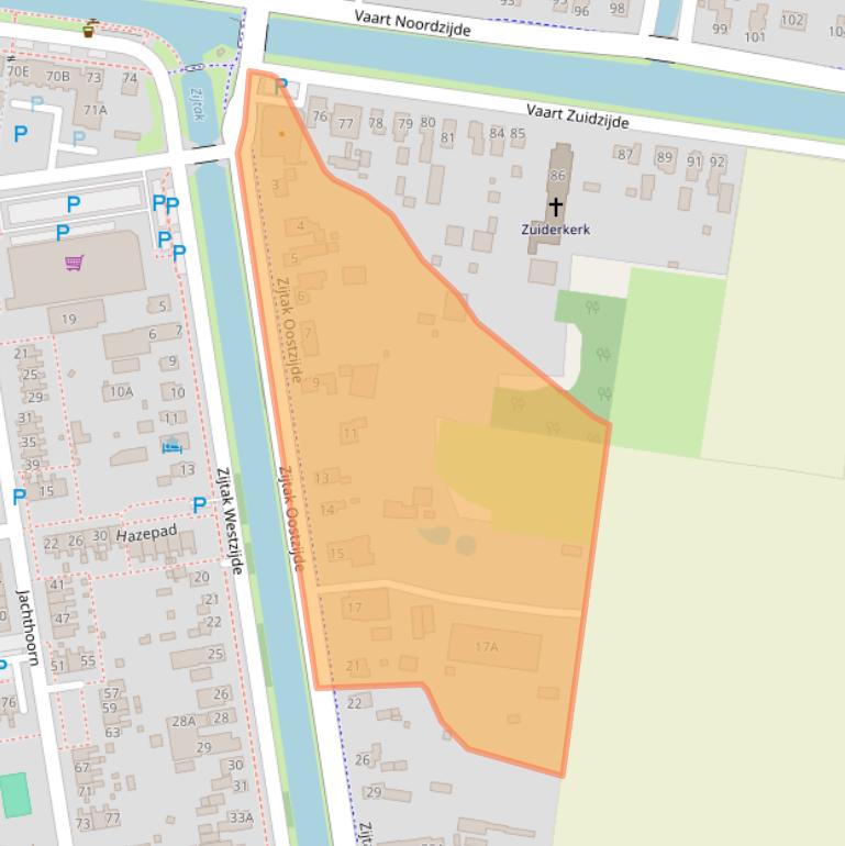Kaart van postcodegebied 7833AL.