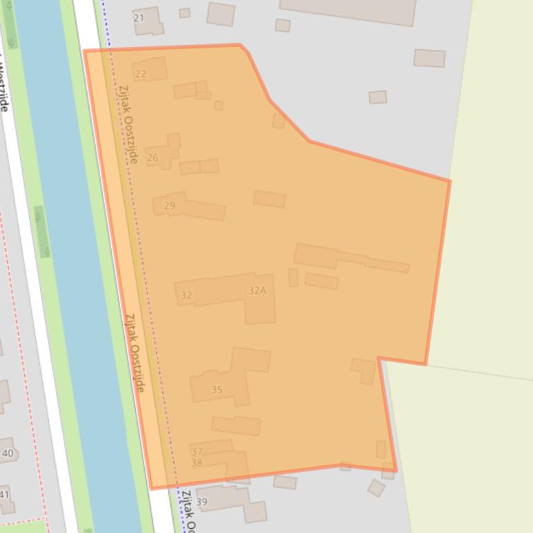 Kaart van postcodegebied 7833AM.