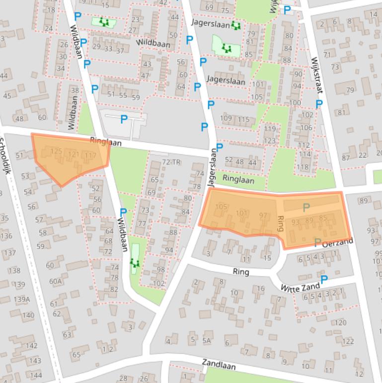 Kaart van postcodegebied 7833CC.