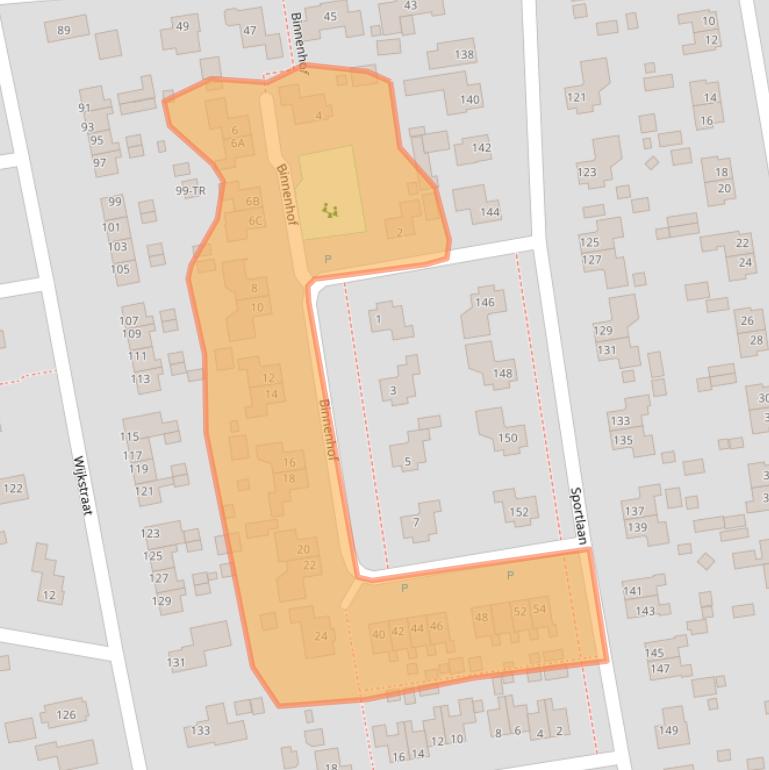 Kaart van postcodegebied 7833CS.