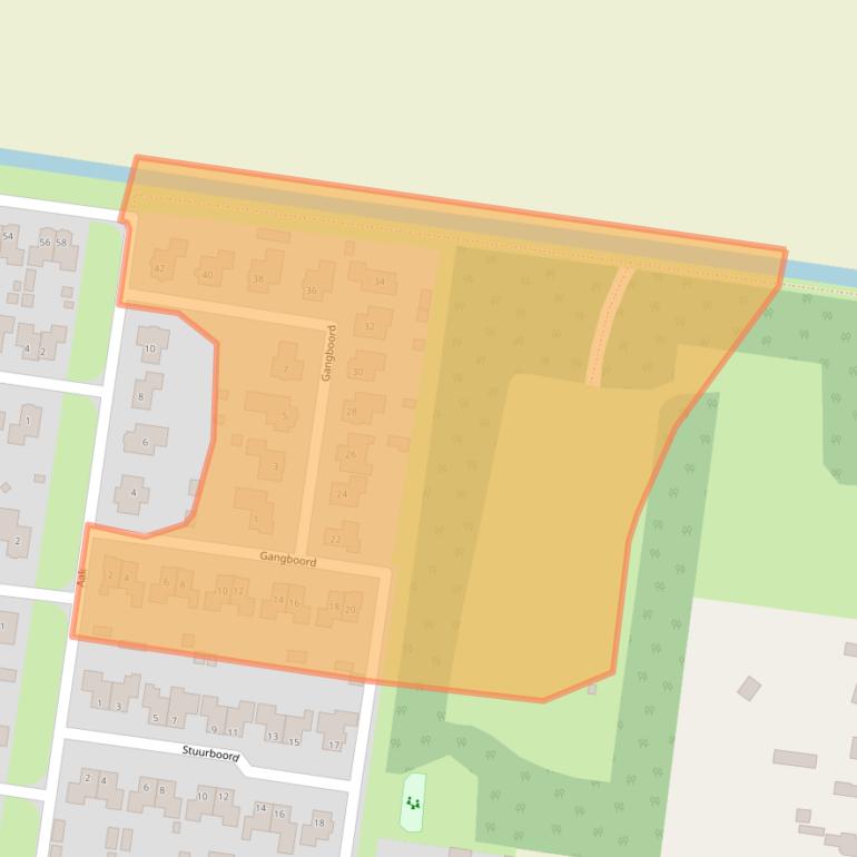 Kaart van postcodegebied 7833DN.